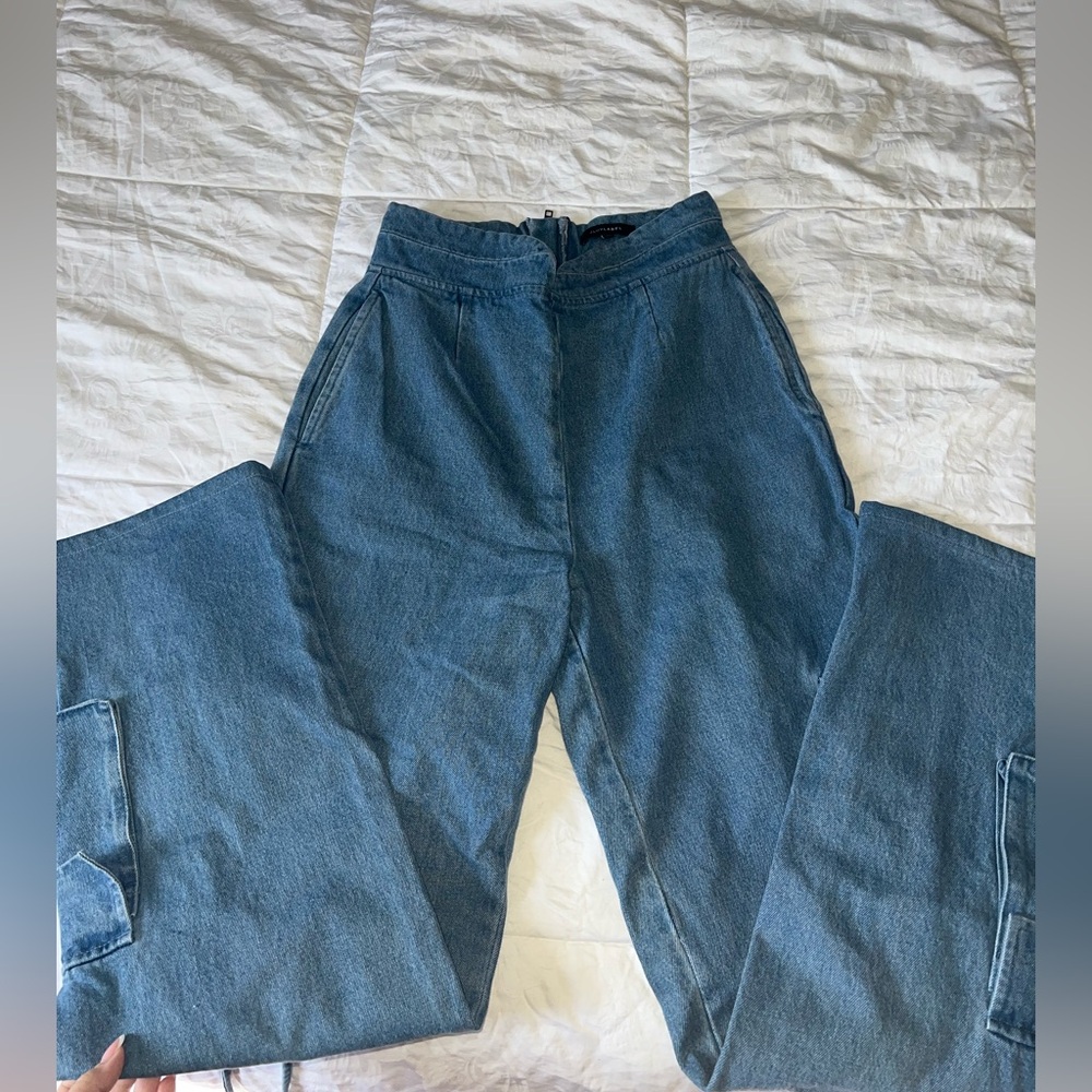 JLUXLABEL Jacinda denim utility pants - Picture 11 of 15
